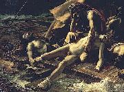 Theodore Gericault Detail from The Raft of the Medusa Germany oil painting artist